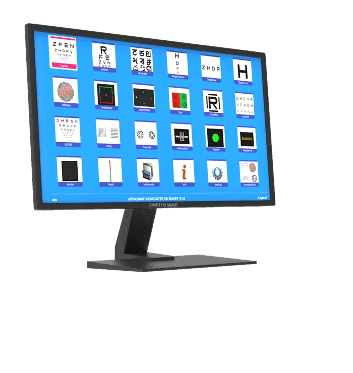 LCD Rəqəmsal Görmə Kəskinlik Qrafiki I QRAFİKA HD SMART