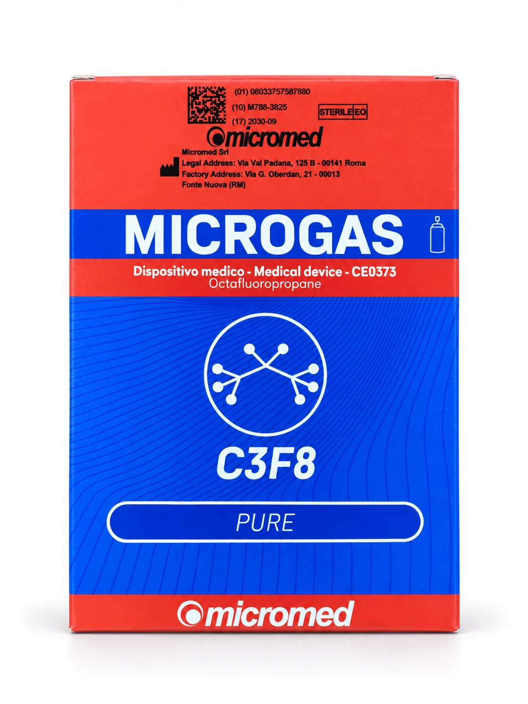 Micromed MICROGAS C3F8 PURE