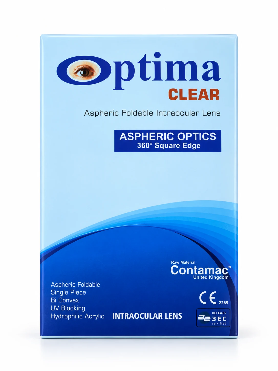 Optima CLEAR — asferik gözdaxili linza