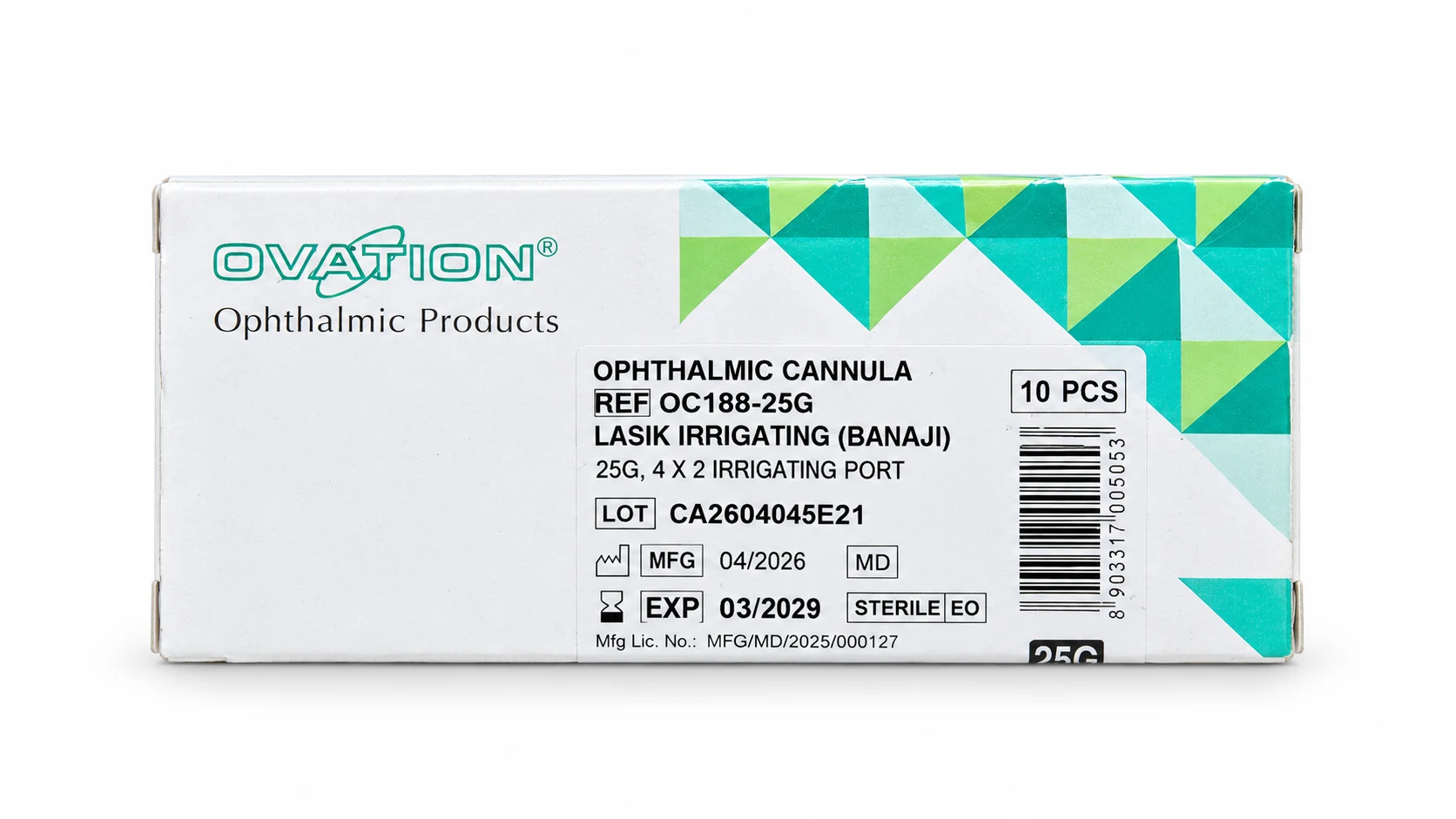 Ovation OC188-25G — LASIK irriqasiya kanyulası