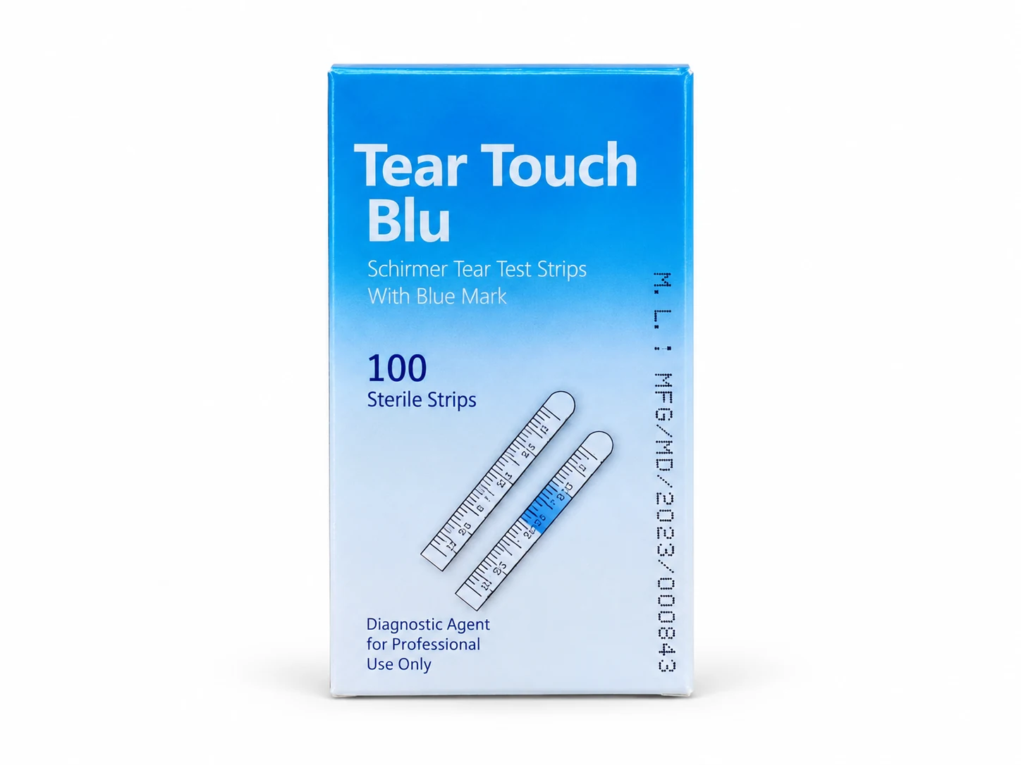 Tear Touch Blu — mavi işarəli Şirmer test zolaqları