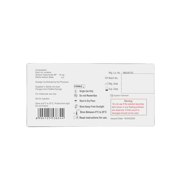 COHEVISC 1.4 Pack : 1ml Pack — şəkil 2