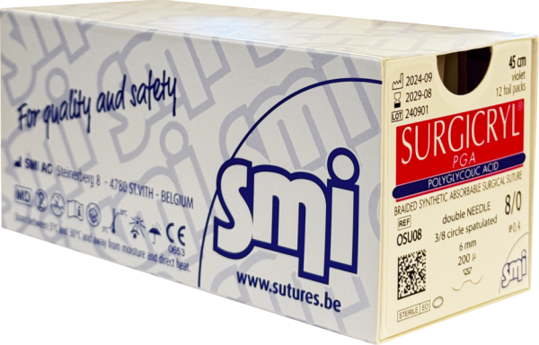 Vicryl 8/0 - 6 mm spatula double
